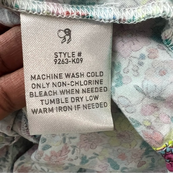 Rockets of Awesome Floral Shirt Dress size 10 - Picture 11 of 13